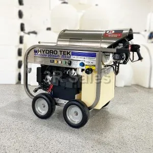 4000 PSI 4 GPM Hot Pressure Washer - Honda GX390 Electric Start - Direct Drive General Pump:  Hydro Tek SM40004HG