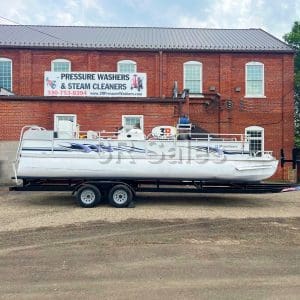 CROCODILE: Customizable 20' Pontoon Boat - 3500 PSI, 8 GPM Cold Water, 12v Soft Wash System