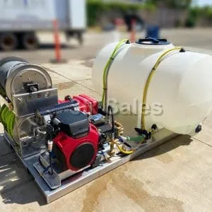 CYCLOPS: 8' Deluxe Truck Bed Skid (Base Only) - 8 GPM Cold Pressure Washer