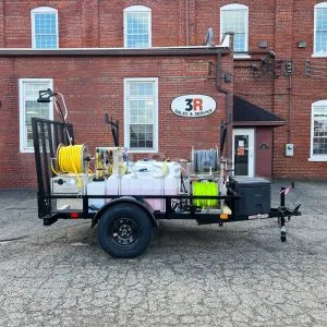 TWISTER: Customizable 8' Trailer - 3500 PSI, 8 GPM Pressure Washer, 100 PSI, 7 GPM 12v Soft Wash