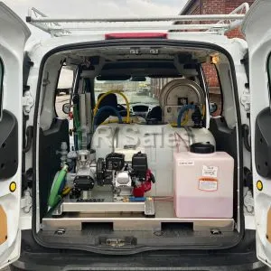 GRIFFIN: Customizable 6' Deluxe Truck Bed Skid (Base Only) - 300 PSI, 11 GPM Gas Engine Soft Wash System - Comet P40 Pump - With Proportioner