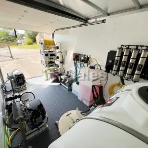 COACHWHIP:  Customizable 16' Chevy Box Truck - (2) 3500 PSI, 10 GPM Cold Water Washers, 300 PSI, 11 GPM Gas Soft Wash, RO/DI Window Cleaning System
