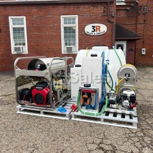 CONNECT FOUR: Customizable (4) Aluminum Pallet Assembly Group - 3500 PSI, 8 GPM Hot Washer, 300 PSI, 11 GPM Gas Engine Soft Wash