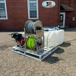 SPARROW: Customizable 48"x48" Aluminum Pallet Assembly - 3000 PSI, 5 GPM Pressure Washer