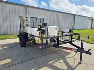 FLORIDA TORNADO: Ready Made 10' Trailer - 3000 PSI, 5.5 GPM Washer & 100 PSI, 7 GPM 12v Soft Wash