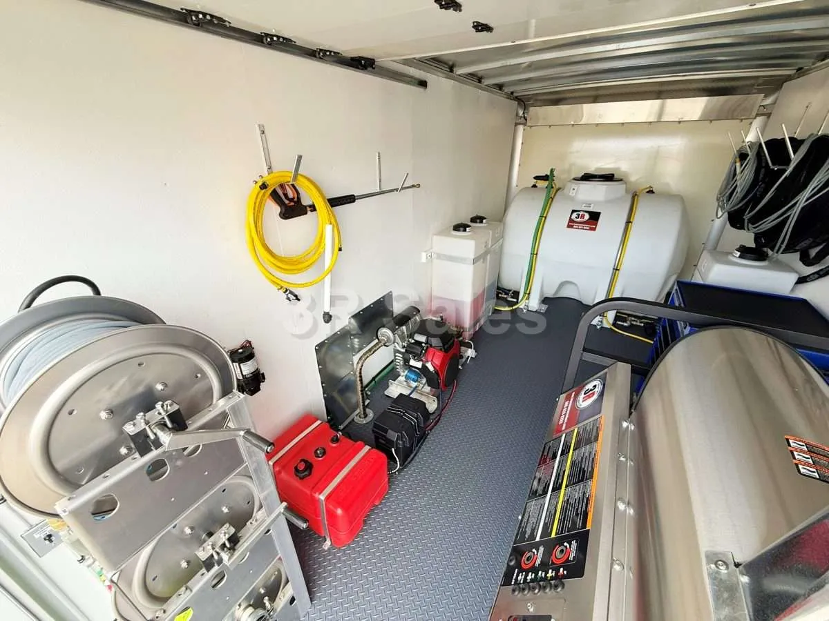 ALLIGATOR: Customizable 16' Box Truck Installation - 3500 PSI, 5.5 GPM Hot Washer, 3500 PSI, 5.5 GPM Cold Washer, 2-Step Truck Wash Assemblies - Image 4