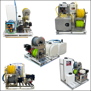 Customizable Mobile Wash Aluminum Pallet Assemblies