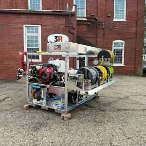 BASILISK PRO: Customizable 6'4" Deluxe Truck Bed Skid - 8 GPM Cold Water, Gas Soft Wash, RO/DI System